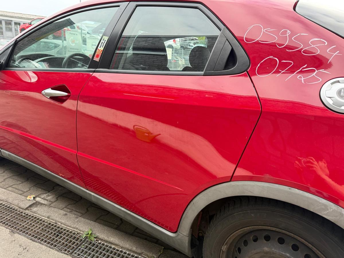 Honda Civic FK2 VIII original Tür hinten links R81 Milano Red Rohbau BJ08